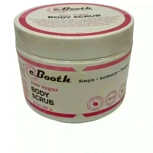 Other - c.Booth ROSE Sugar Body Scrub 8oz NIB
